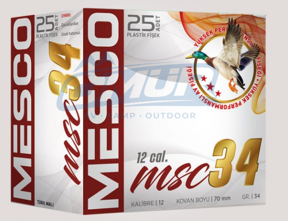 MESCO 34 GR 12 KALİBRE AV FİŞEĞİ