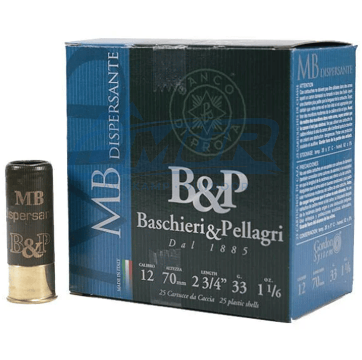 B&P MB DISPERSANTE 33 GR. AV FİŞEĞİ - 12 CAL.