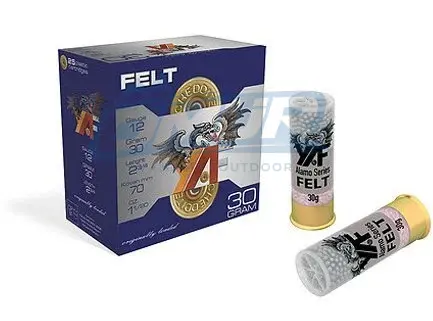 YAF 30 Gram Keçe Tapa Av Fişeği | 12 Kalibre