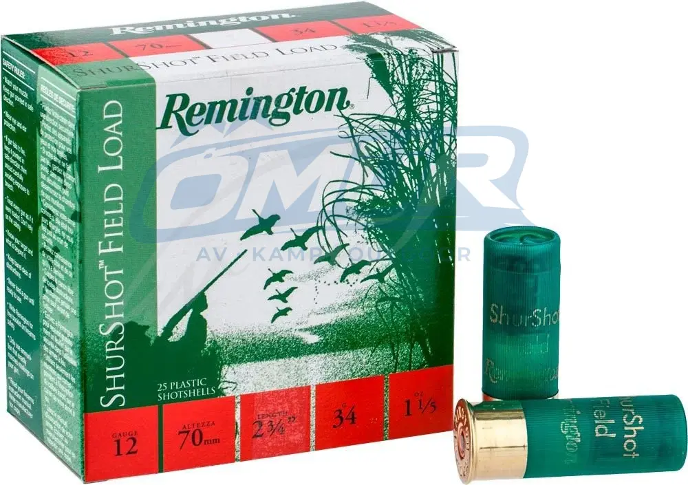 REMINGTON Shurshot Field Load 34 Gram 12 Kalibre Av Fişeği