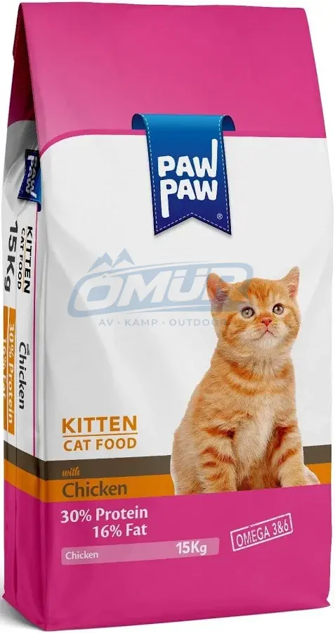 Paw Paw Tavuklu Yavru Kedi Maması 15 Kg