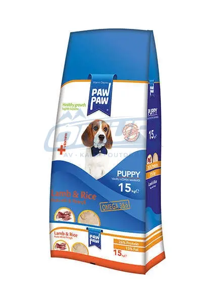 Paw Paw Kuzu Etli Ve Pirinçli Yavru Köpek Maması 15 Kg