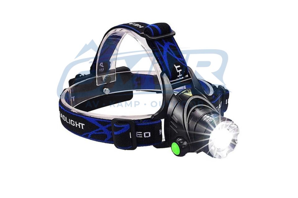 Watton WT-120 TX6 800 Lümen Şarjlı Zoomlu LED Kafa Feneri – Profesyonel Model