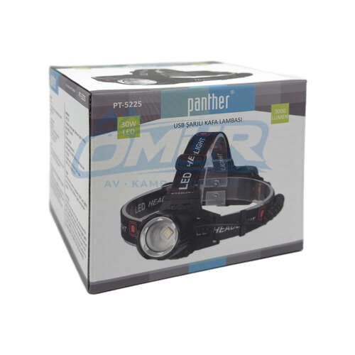 PANTHER PT-5225 USB ŞARJLI KAFA LAMBASI
