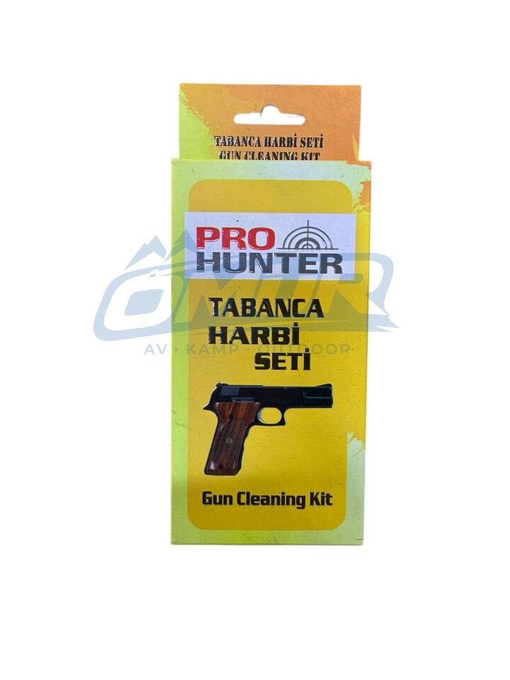 Pro Hunter 9mm Tabanca Harbi Seti - Profesyonel Temizlik Kiti