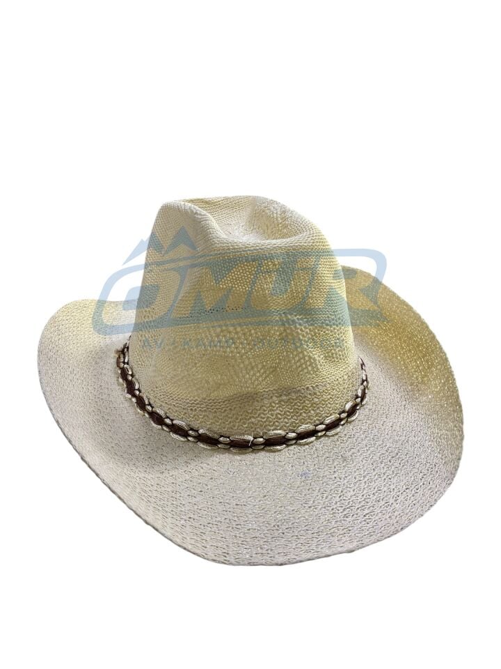 Hasır Kovboy Şapkası - Western Stil Avcı ve Doğa Şapkası.