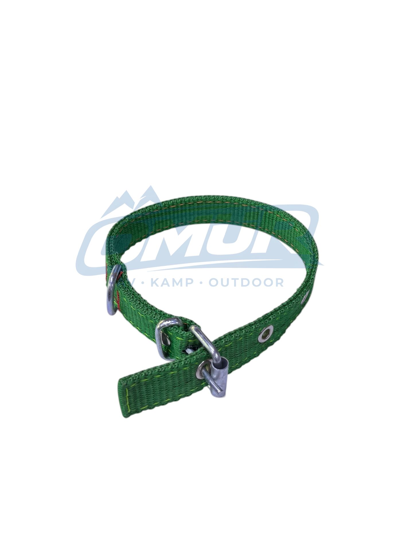 Yeşil Örme Köpek Boyun Tasması - 40 cm x 2 cm - Dayanıklı Dokuma