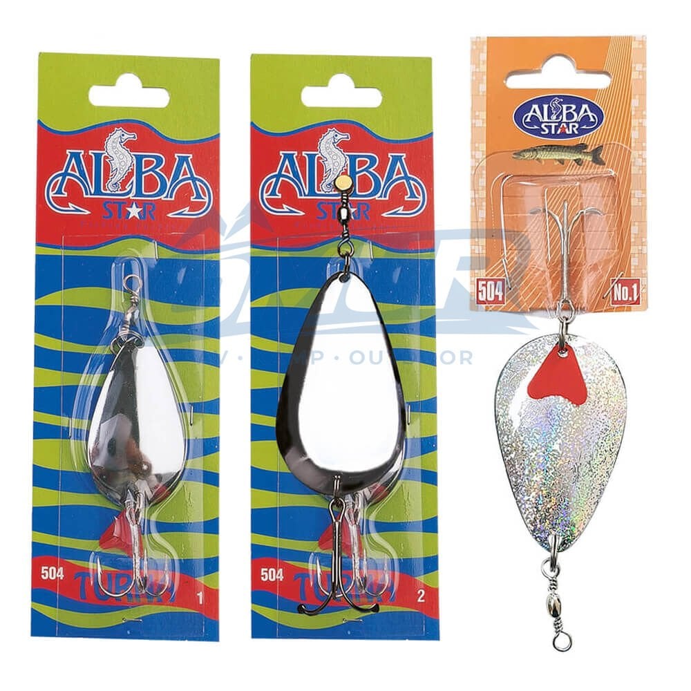 AlbaStar 504 Turna Olta Kaşığı - Paslanmaz Büyük Avcı Kaşık