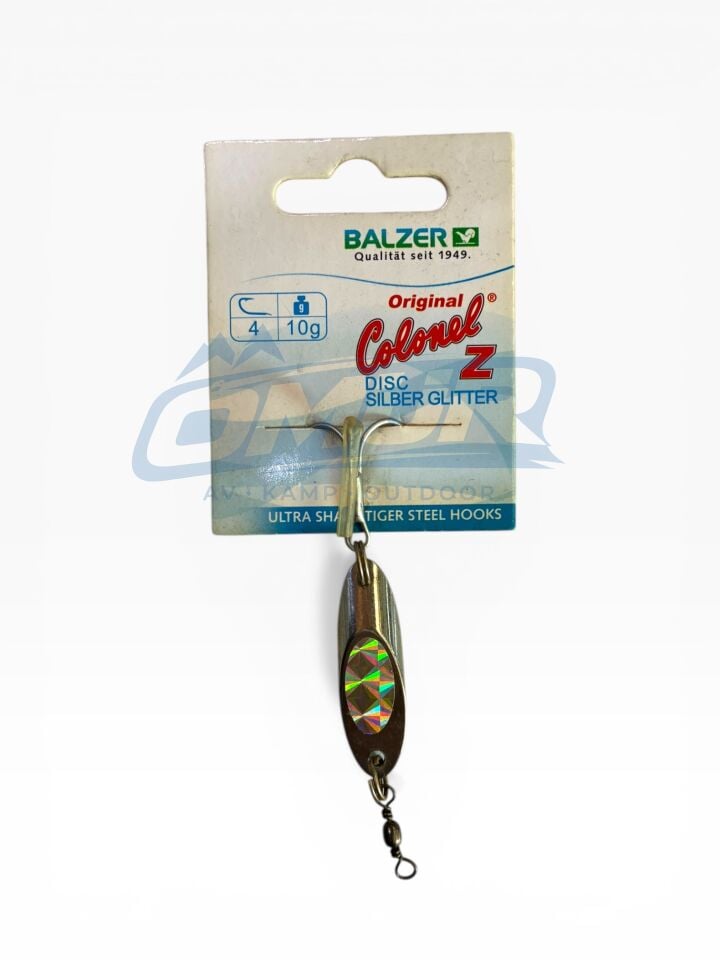 Balzer Original Colonel Z Disc Kaşık - 10 gr / Gümüş Glitter