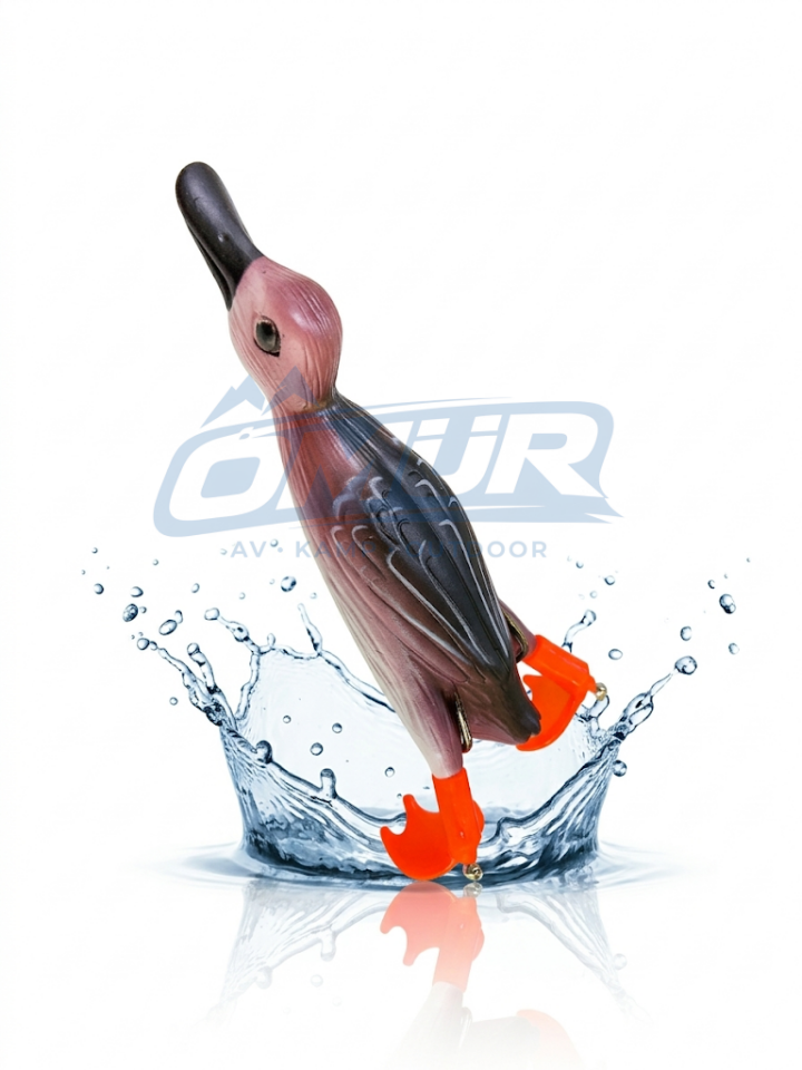 Pandora CrazyLure Duck Su Üstü Ördek Sahte Yem - 12 cm / Doğal Yaban Ördeği (Yayın Balığı)